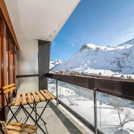 Apartment Renove Skis Aux Pieds A Avec Balcon, Exposition Sud, Animaux Acceptes - Fr-1-502-491 Tignes
